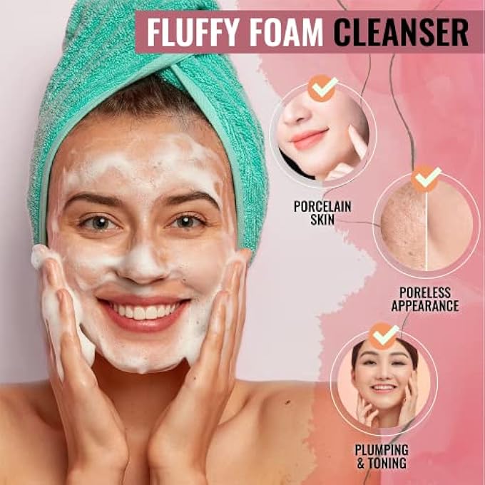 LOOKATME KOREAN FACE WASH FOR SENSITIVE SKIN - WATER BASED BUBBLE SKINCARE CLEANSER - K BEAUTY NATURAL ACNE FOAMING CLEANER - HYDRATING SKIN CARE CLEANSING FOAM WITH LOW PH - EGG - Image 2